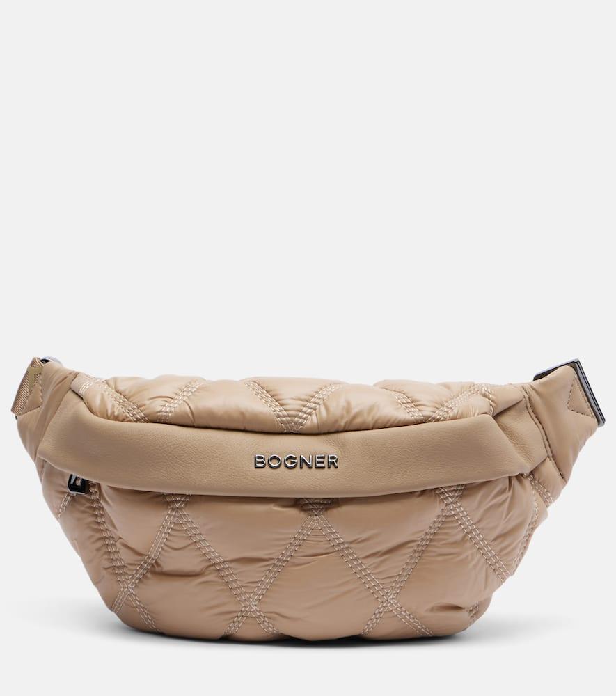 

Джеймила маленькая стеганая поясная сумка Bogner, Sesame