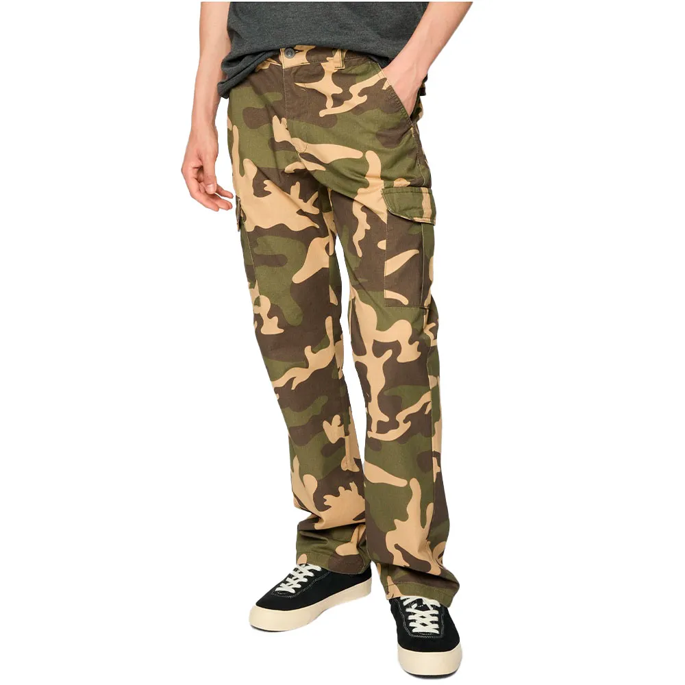 

Брюки карго Urban Classics Straight Leg Camo, зеленый