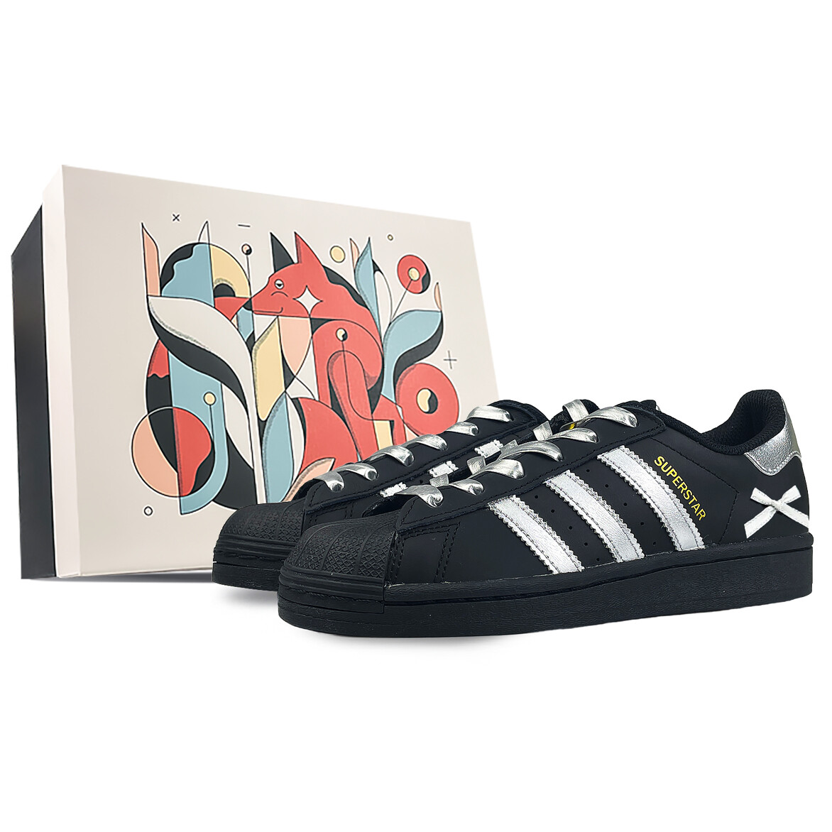 

Кроссовки Adidas Originals Superstar J Kids' Skateboarding Shoes Grade School