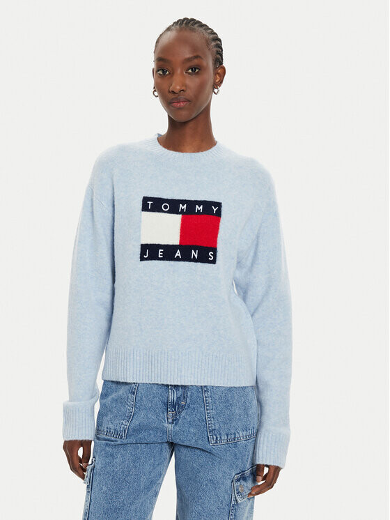 

Свитер свободного кроя Tommy Jeans, синий