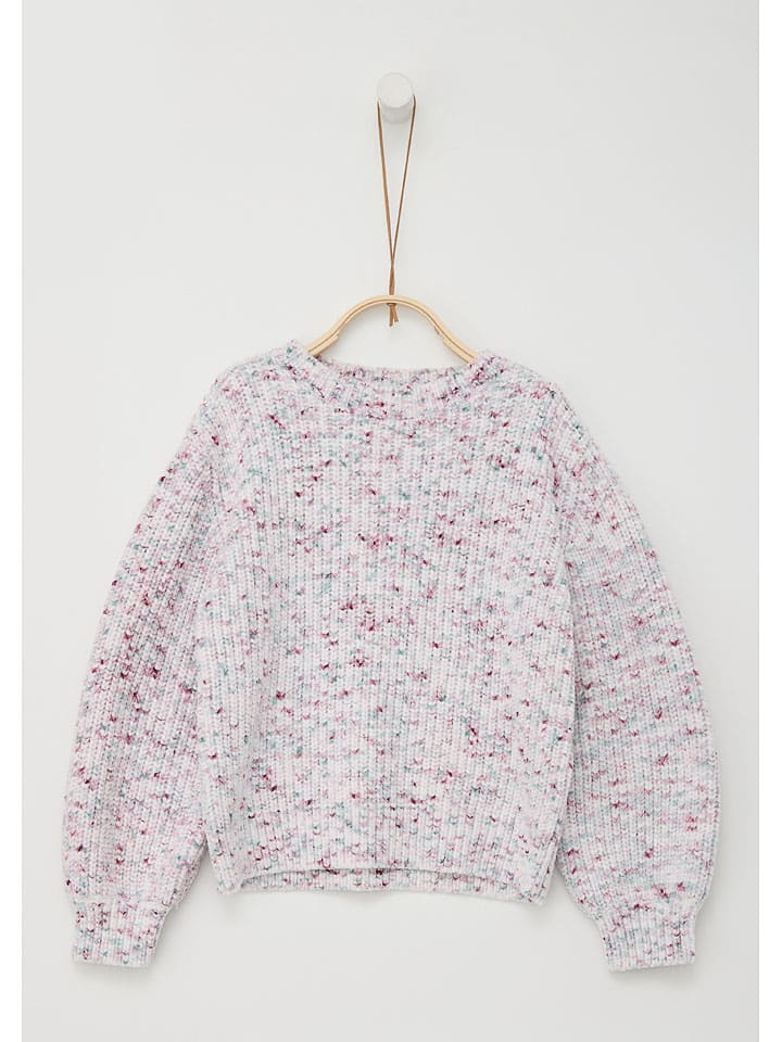 

Пуловер s.Oliver Pullover, цвет Weiß/Rosa