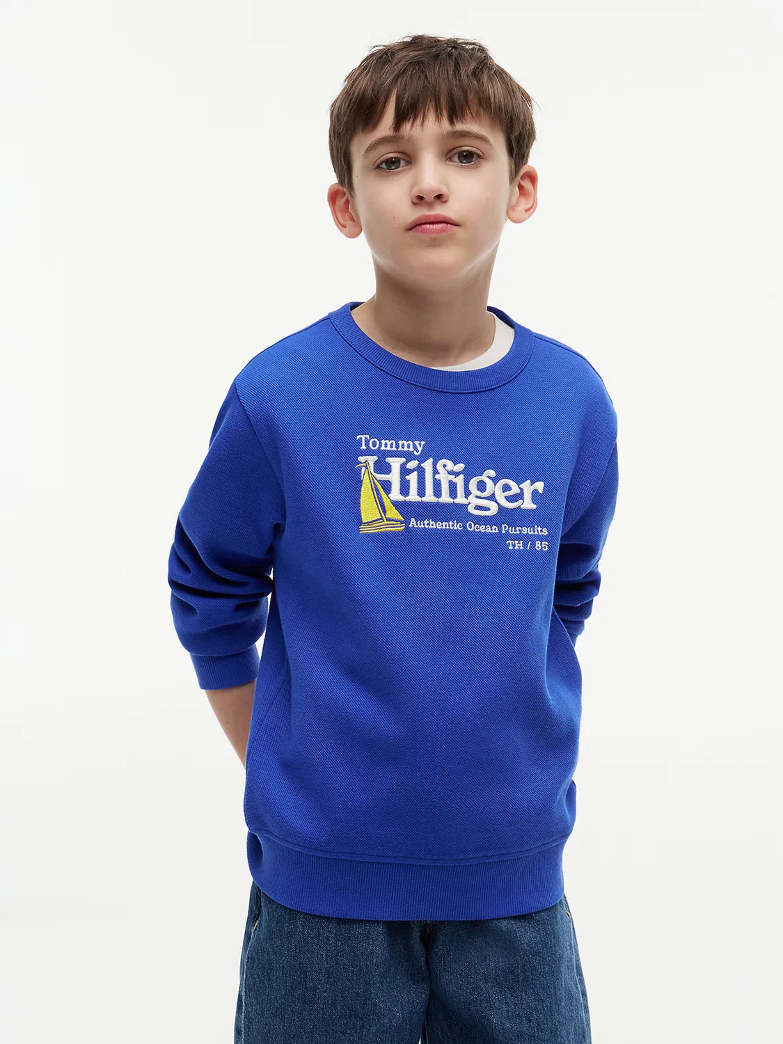 Толстовка Tommy Hilfiger, Cobalt Blue — фото 2