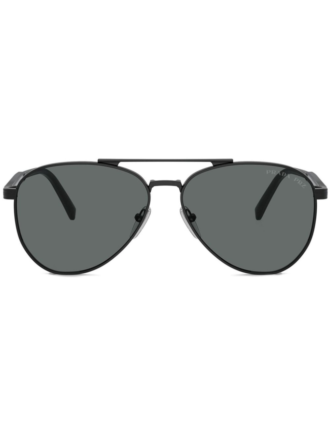 

Prada Eyewear солнцезащитные очки в круглой оправе, черный