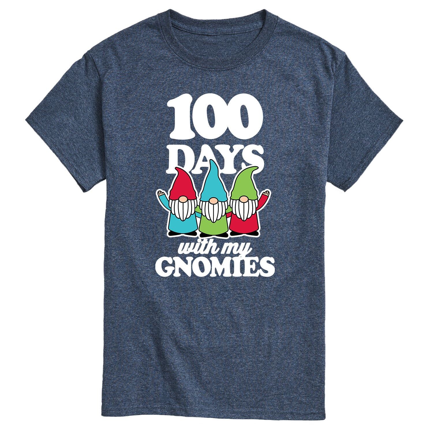 

Мужская футболка 100 Day With Gnomies Licensed Character