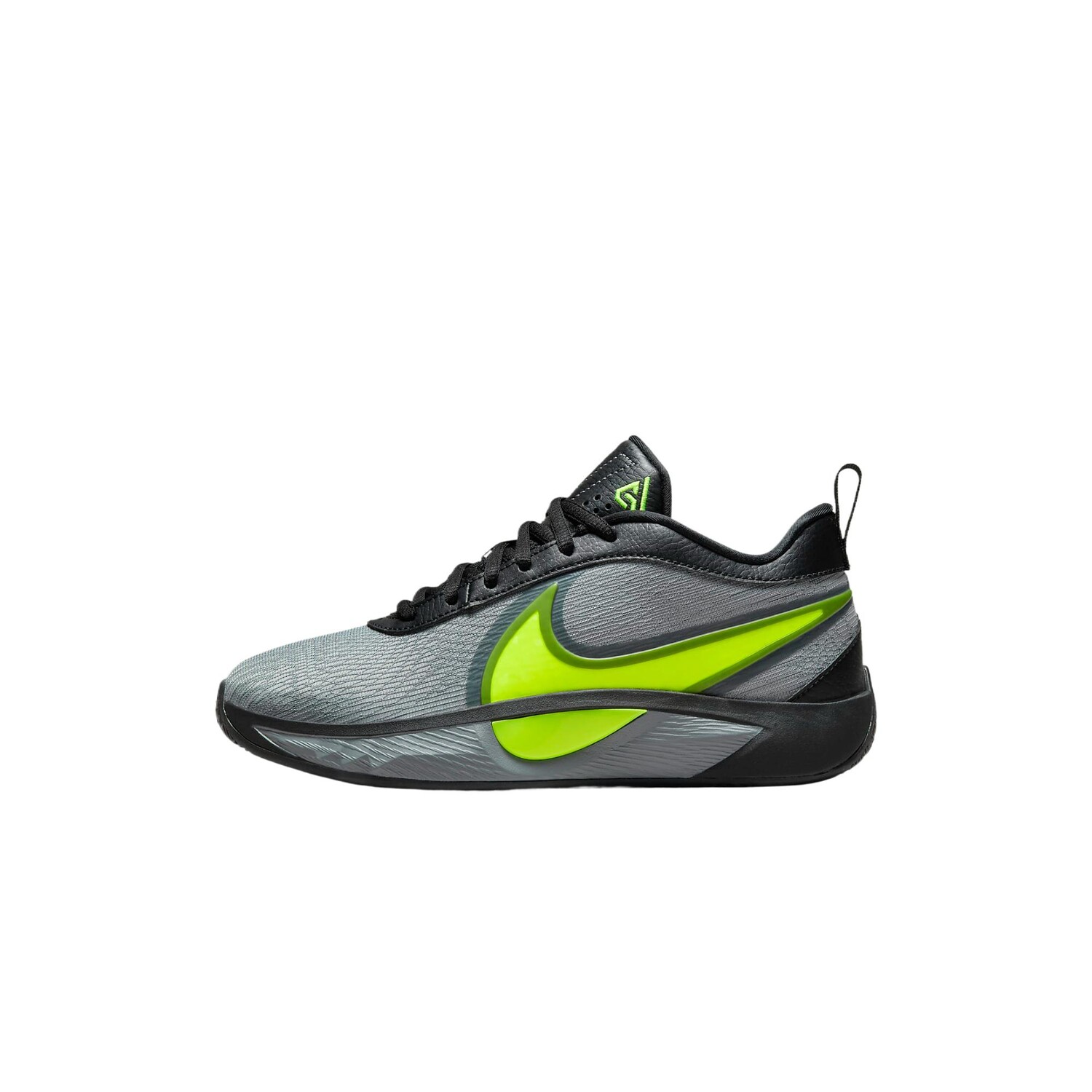 

Баскетбольные кроссовки Kids" Начальная школа Nike, цвет Black/Neon Yellow/Neon Yellow/Cool Gray