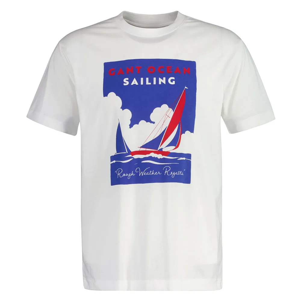 

Футболка с коротким рукавом Gant 2003305, белый