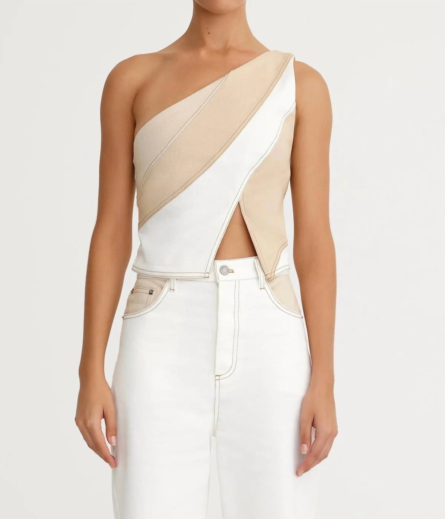 

Саския топ в бежевом SIGNIFICANT OTHER