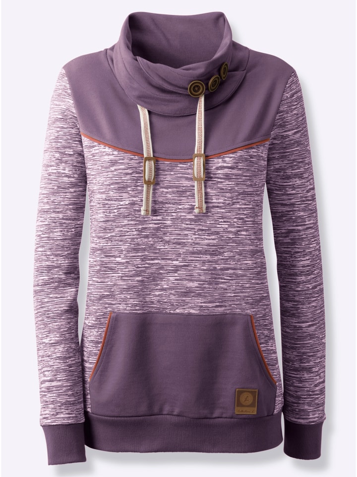 

Толстовка в цвете инжир-белый меланж WITT WEIDEN