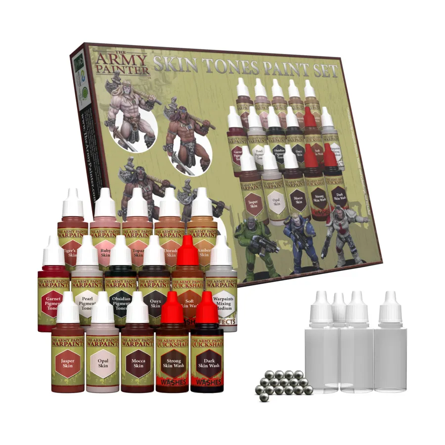 

Набор красок «Тон кожи», Warpaint Sets (The Army Painter)