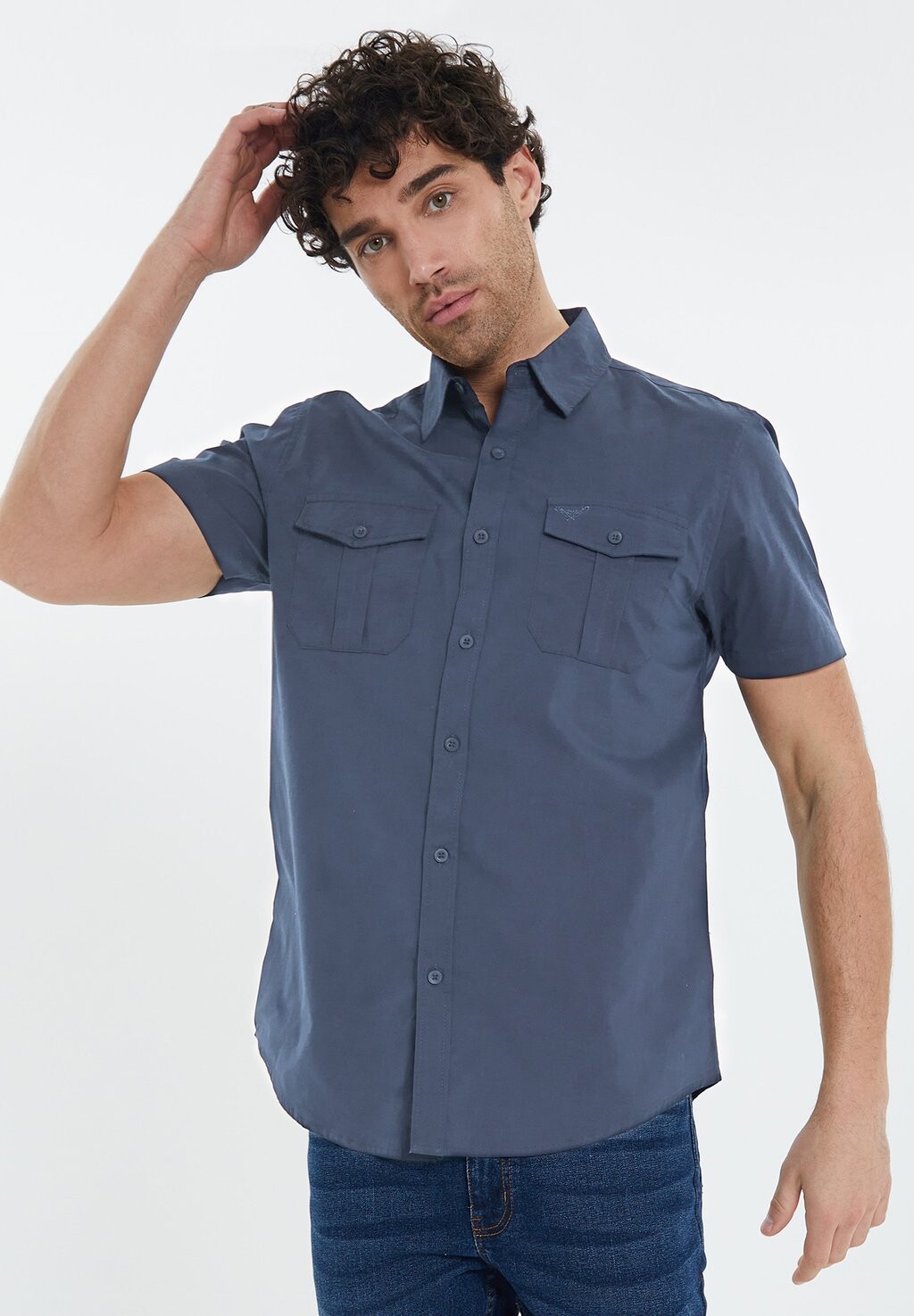 

Рубашка THBFURORE Threadbare, цвет dusky blue