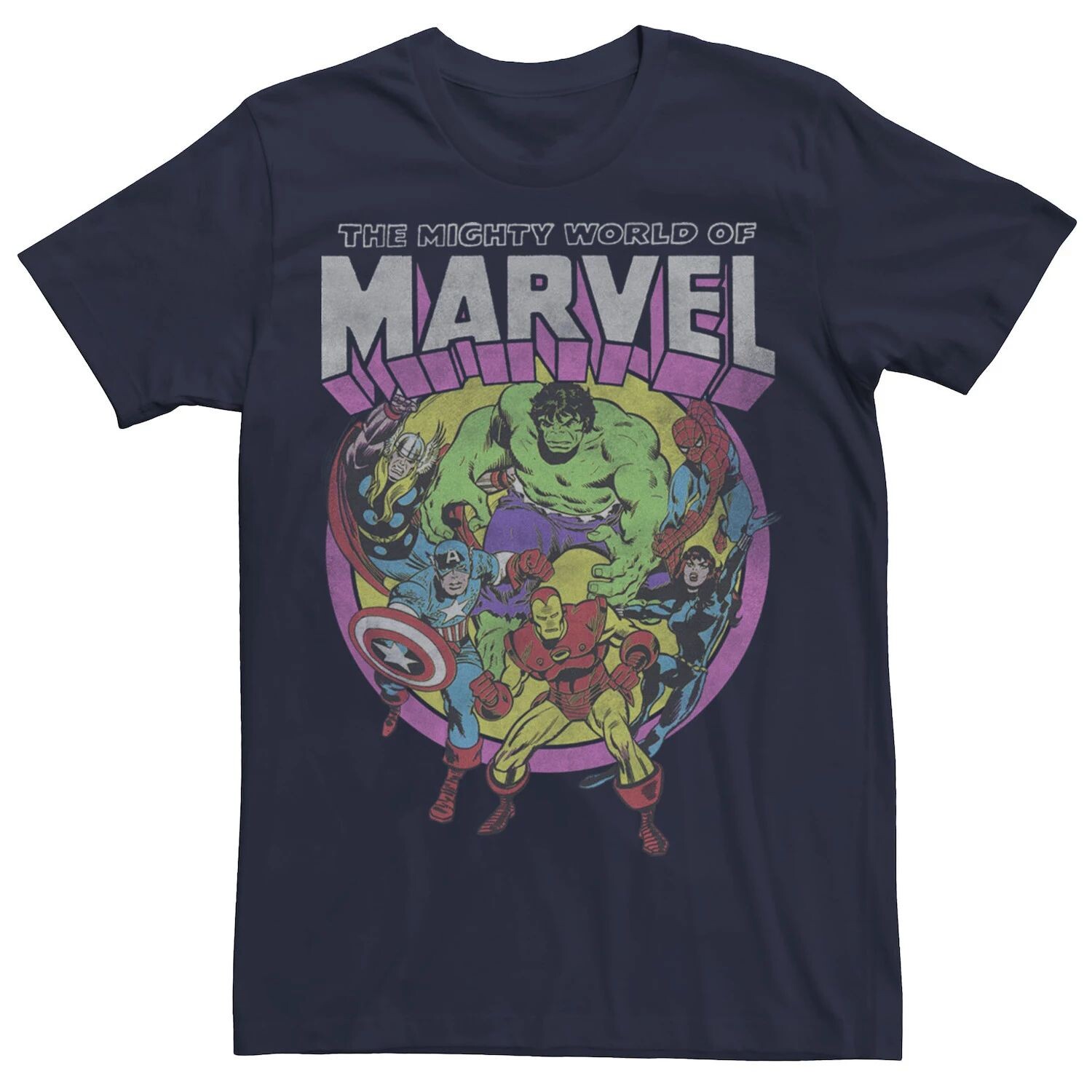 

Мужская футболка Avengers The Mighty World Of Group Shot Marvel