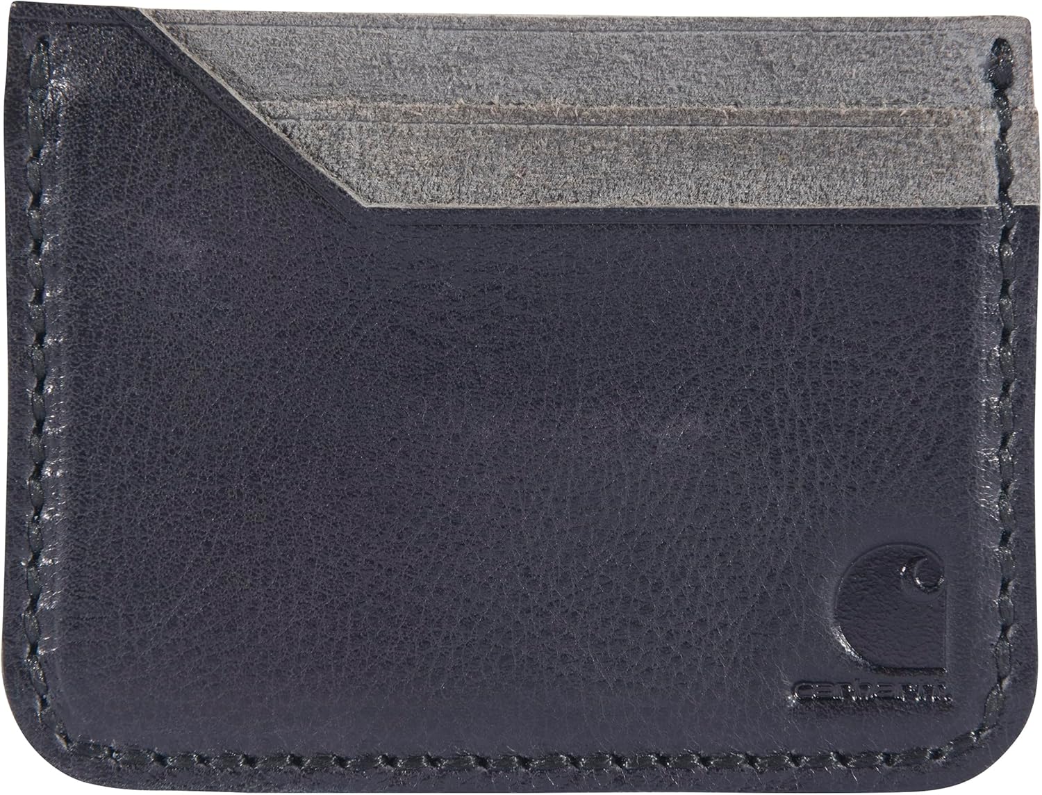 

Кошельки Carhartt Men's Rugged Patina Leather, доступны в нескольких стилях и цветах, Front Pocket (Black)