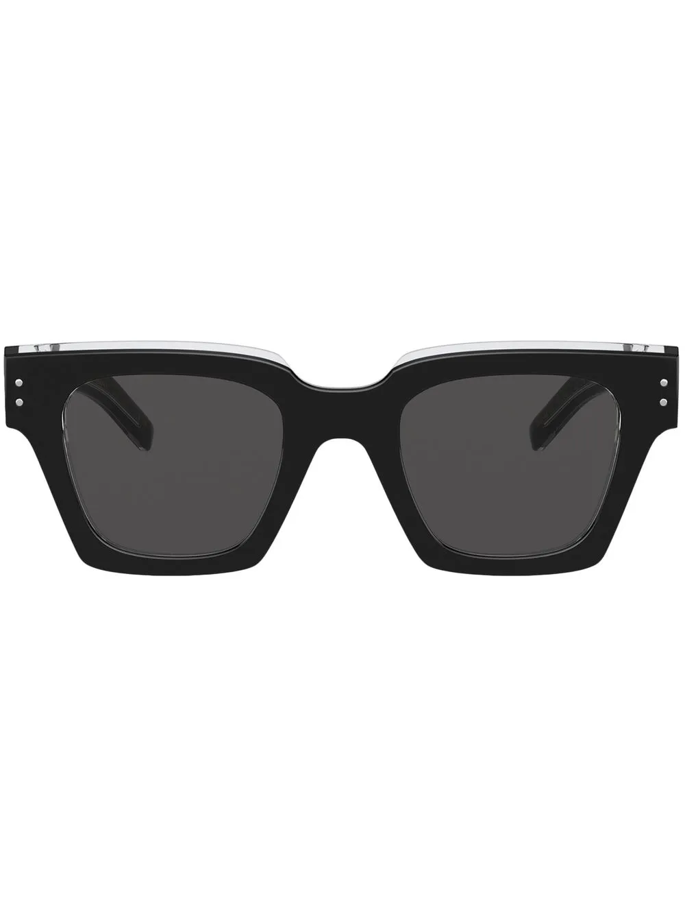 

Солнцезащитные очки трапециевидной формы Dolce & Gabbana Eyewear, черный