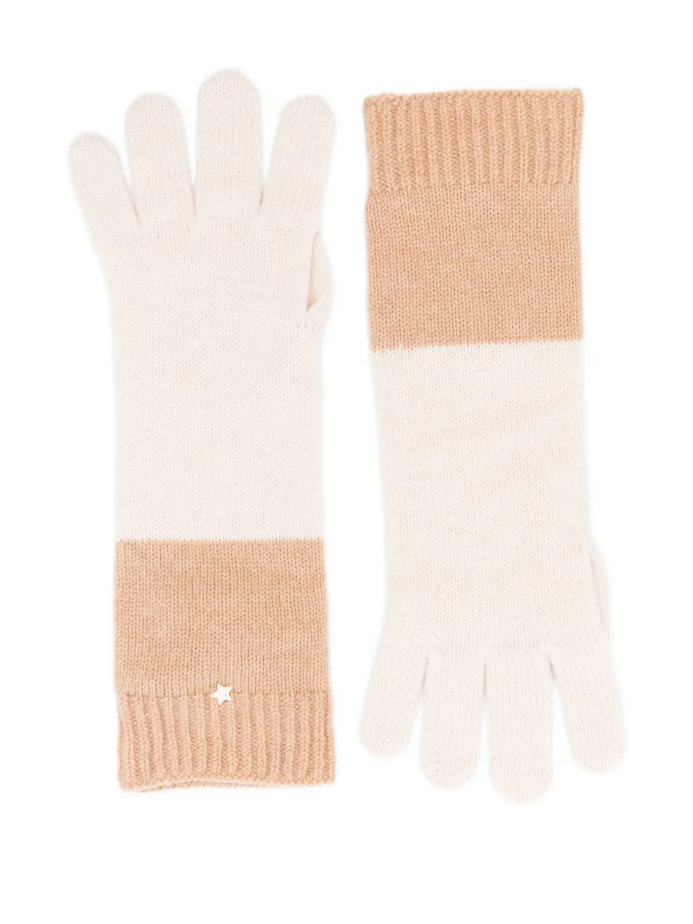 

Рифленые перчатки с подвеской в виде звезды Lorena Antoniazzi, нейтральный