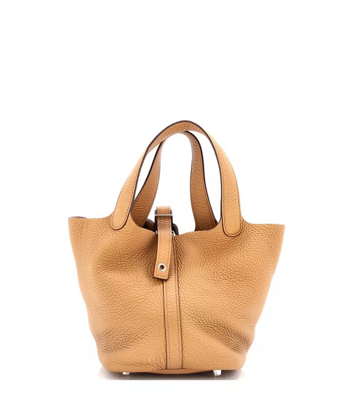 

Сумка-замок PM Picotin Clemence Pre-Owned HERMÉS, коричневый