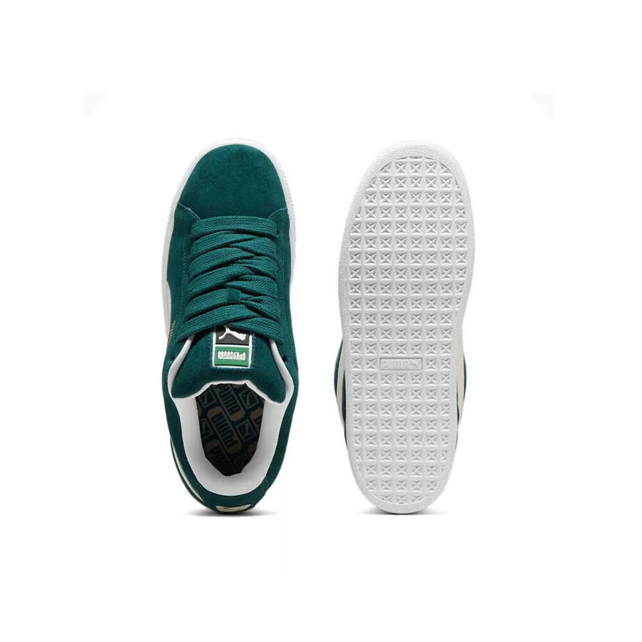 Кроссовки Puma Suede XL Ocean, зелёные, мужские — фото 4