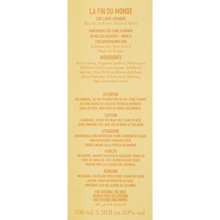 Etat Libre D Orange La Fin Du Monde Edp Vapo 100ml — фото 3
