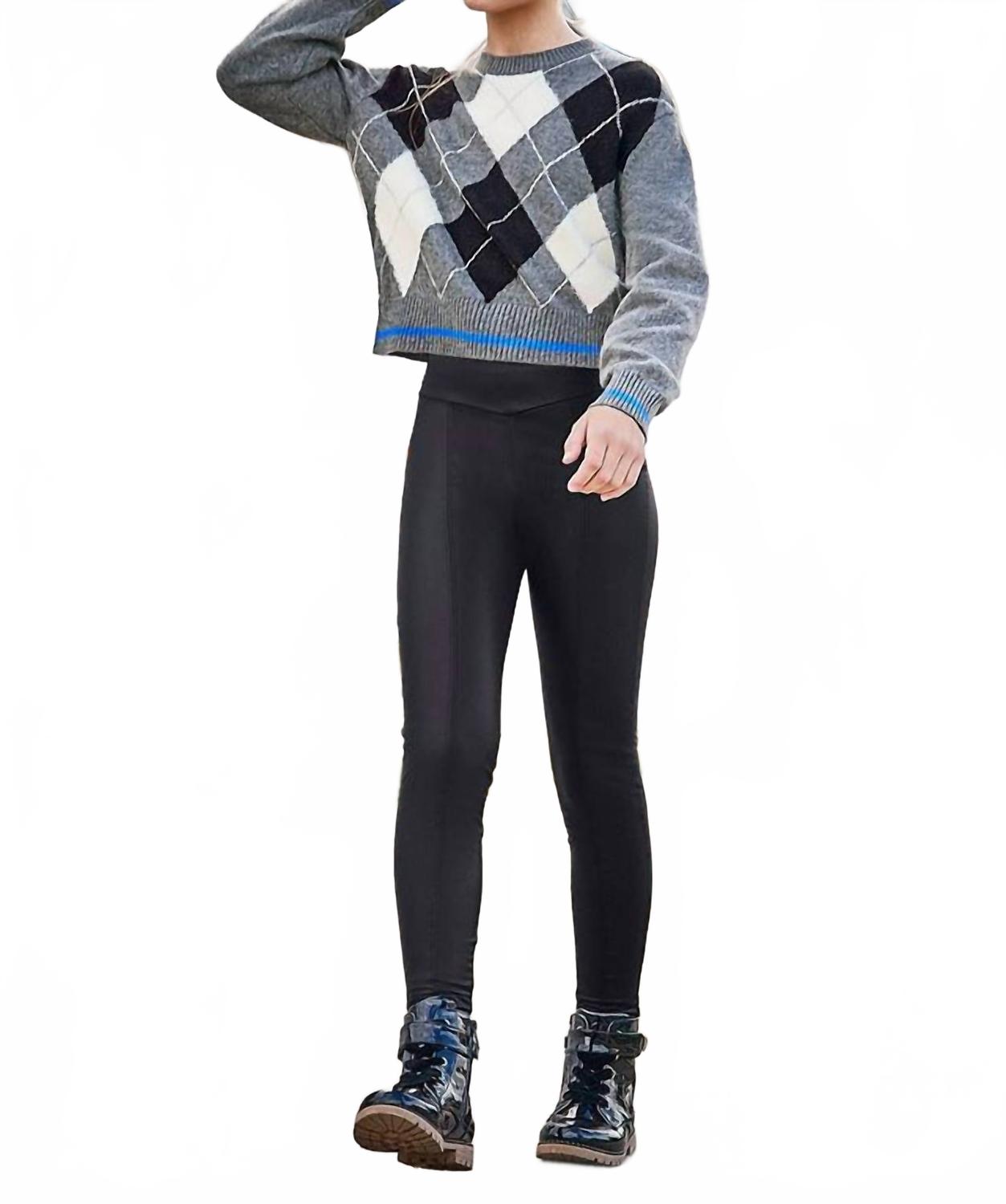 

Леггинсы из искусственной кожи Bg черного цвета Mayoral, черный