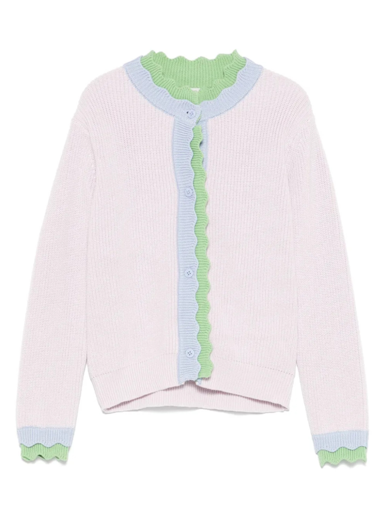 

Кардиган с фестончатым краем Stella McCartney Kids, фиолетовый