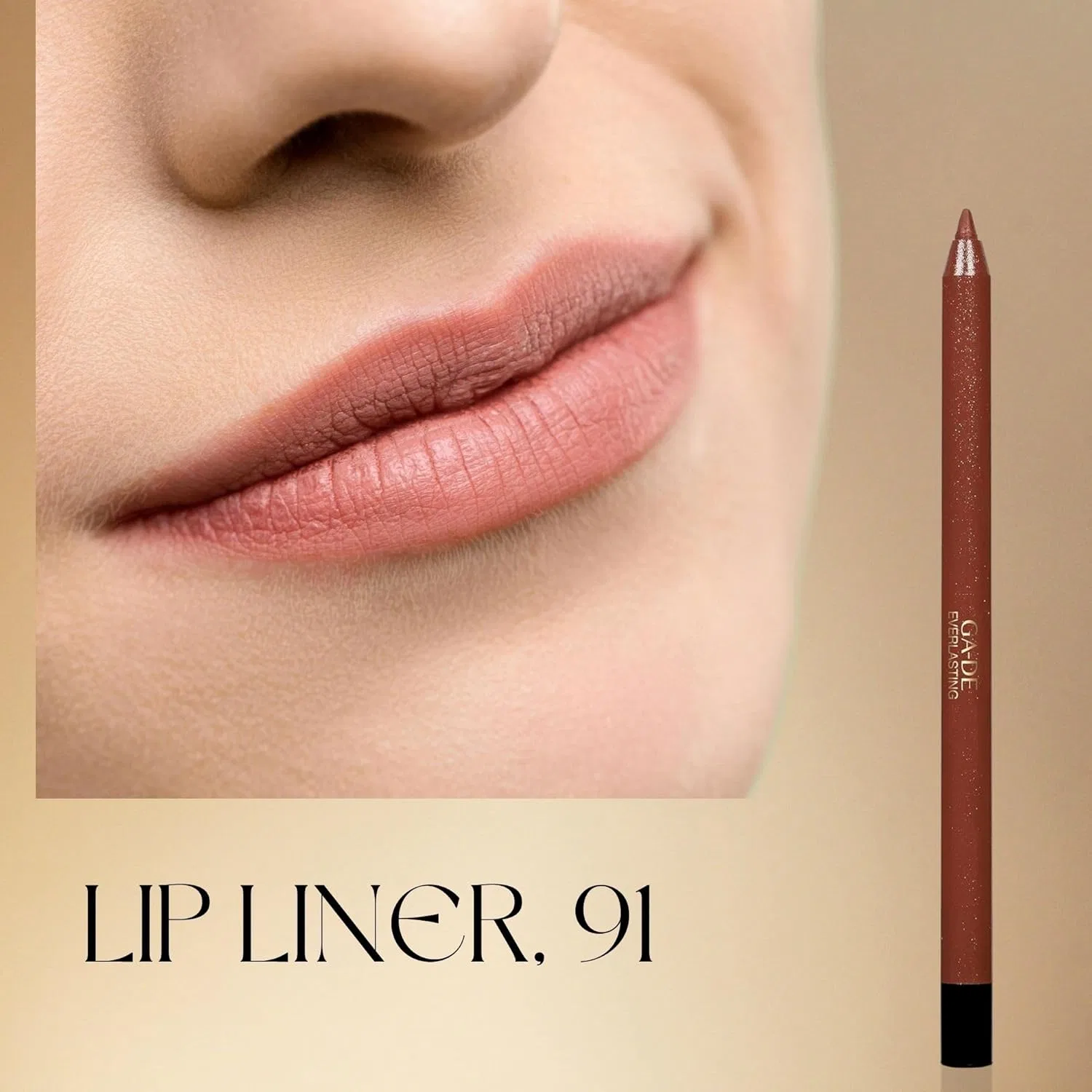 Карандаш для губ GA-DE Everlasting Lip Liner 91, тон 67 bronze mist, 0.3 г — фото 2