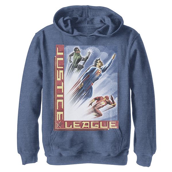 

Толстовка с капюшоном fleece Boys 4-20 Justice League Heroes in Flight Licensed Character
