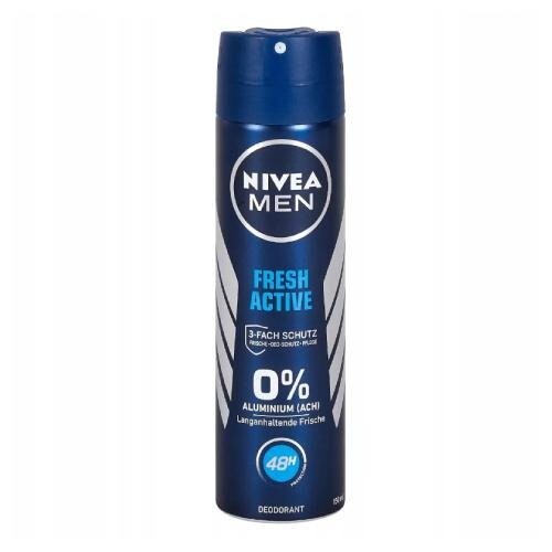 

Nivea, Men Fresh Active, Дезодорант 0% алюминия, 150 мл