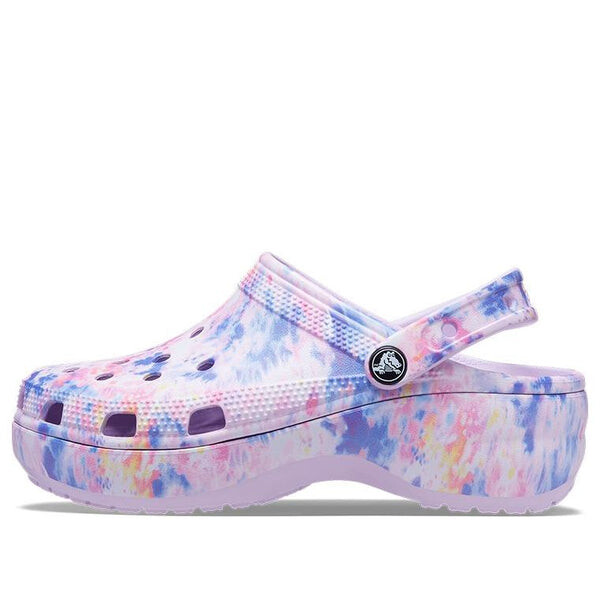 Сандалии classic platform Crocs, фиолетовый