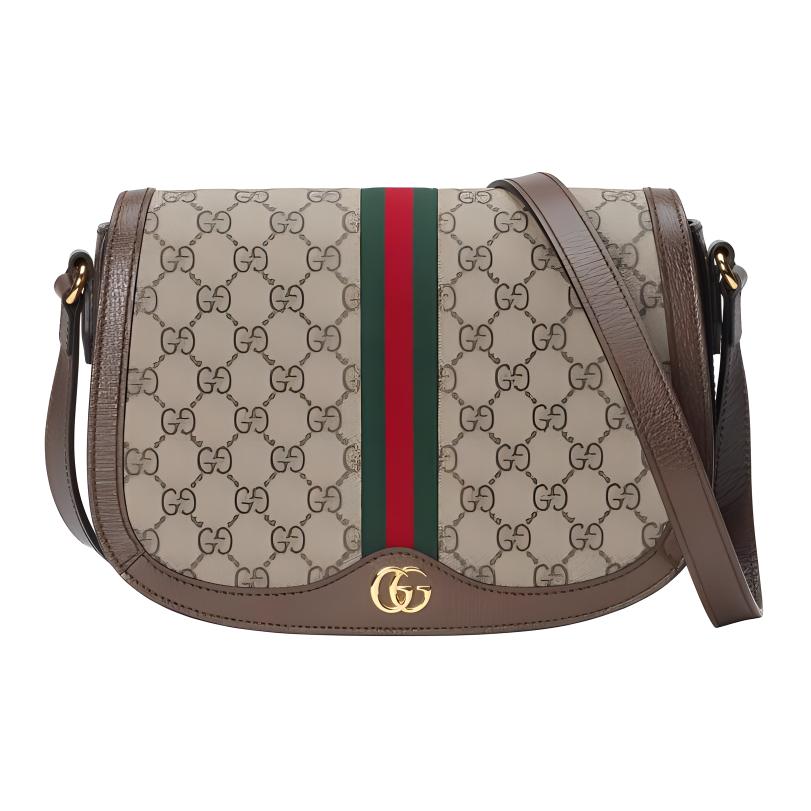 

GUCCI Сумка Ophidia из холста с кожаными вставками