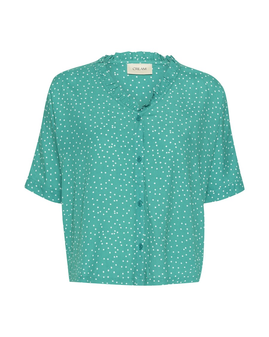 

Блузка с коротким рукавом Cream Blouse Tiah, цвет jade