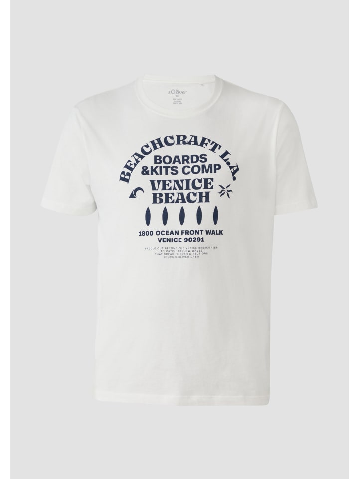 

Футболка в цвете 01D1_white s.Oliver, Белый, Футболка в цвете 01D1_white s.Oliver