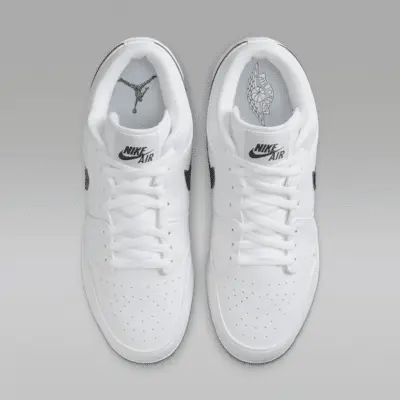 Бутсы Jordan 1 Retro MCS Low, белый/черный — фото 4