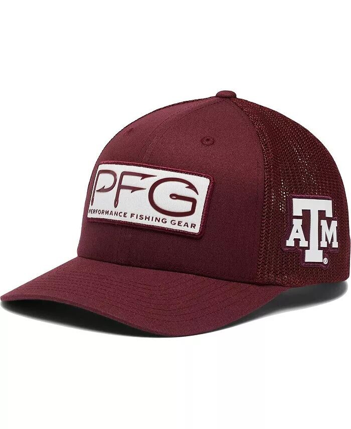 

Мужская темно-бордовая шляпа Texas A&M Aggies PFG Hooks Flex Hat Columbia
