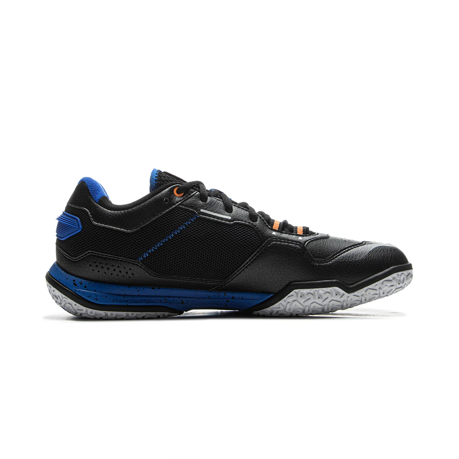 Кроссовки для бадминтона Li-Ning Saga 3LITE с амортизацией, поддержкой и отскоком, черные — фото 4