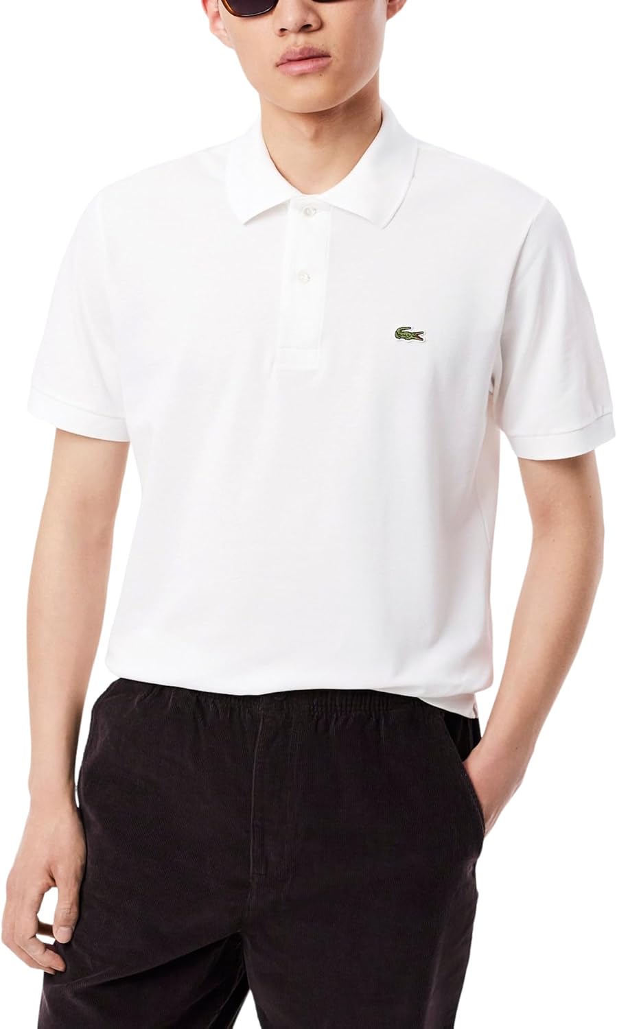 

Lacoste мужская классическая футболка-поло L.12.12 Light, White, Белый, Lacoste мужская классическая футболка-поло L.12.12 Light, White