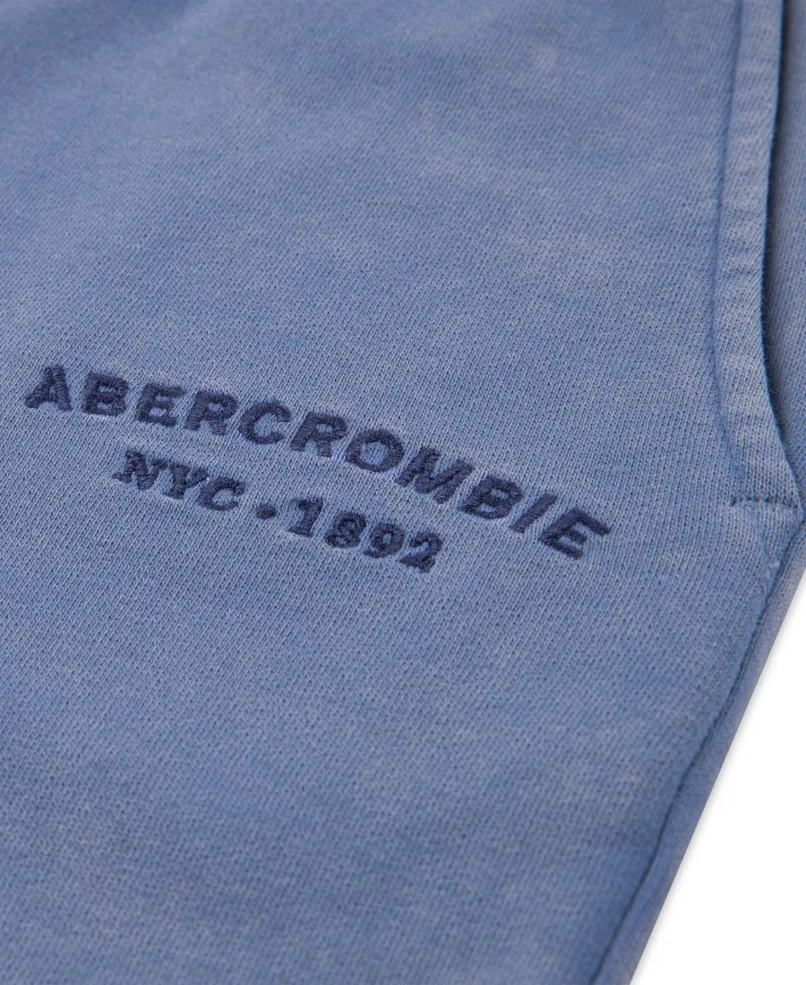 Abercrombie kids Детские флисовые шорты-накидка с эффектом выцветания — фото 3