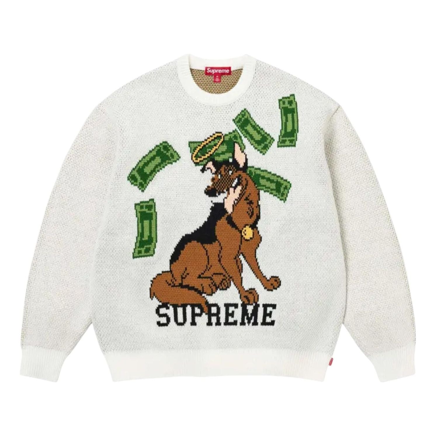Свитер Supreme All Dogs Go To Heaven, белый