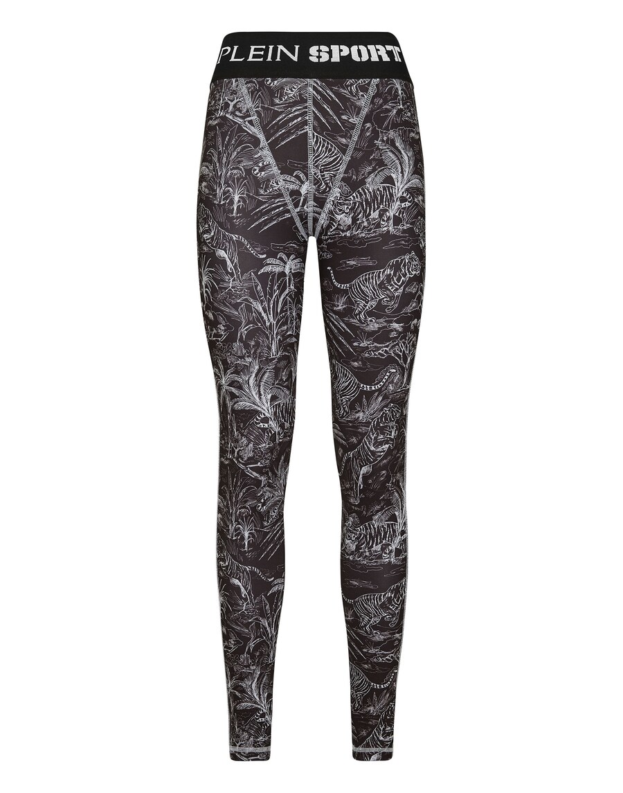

Леггинсы Plein Sport Skinny Leggings, черный