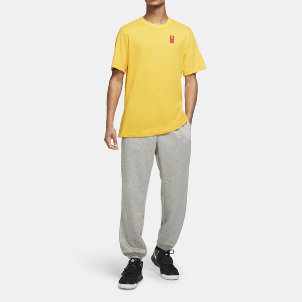 Футболка Nike Kyrie Logo Basketball Short Sleeve Large Gold, желтый — фото 2