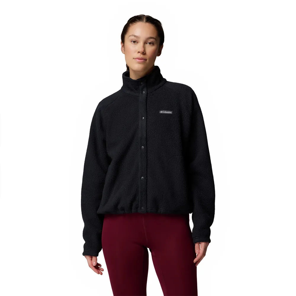 

Флис Columbia Jasper Ridge Pebbled Snap full zip, черный