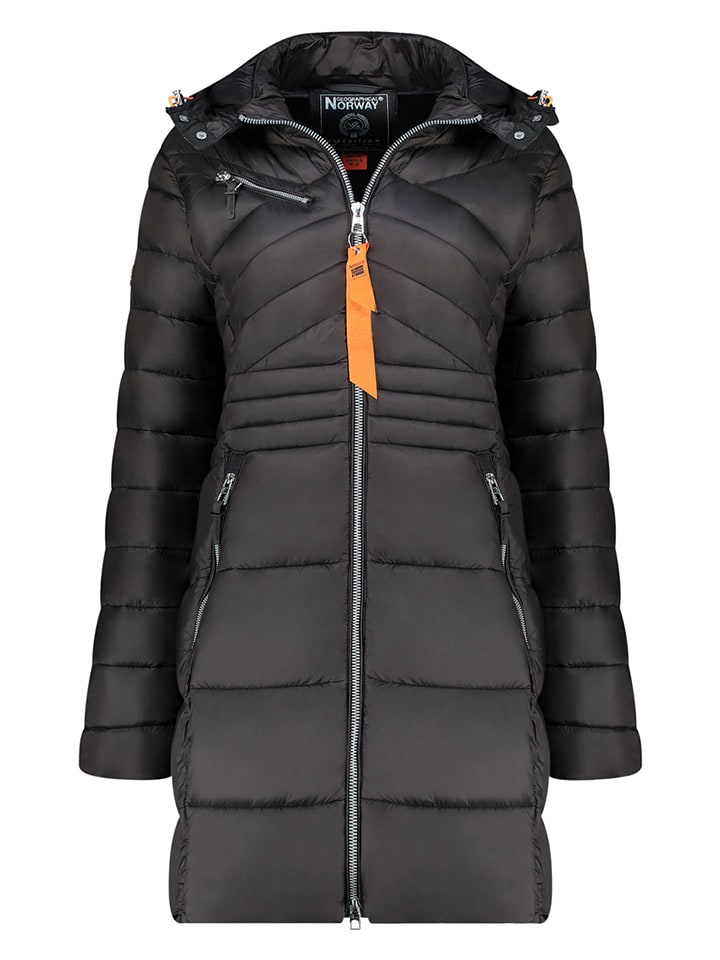 

Стеганое пальто Geographical Norway Steppmantel, черный