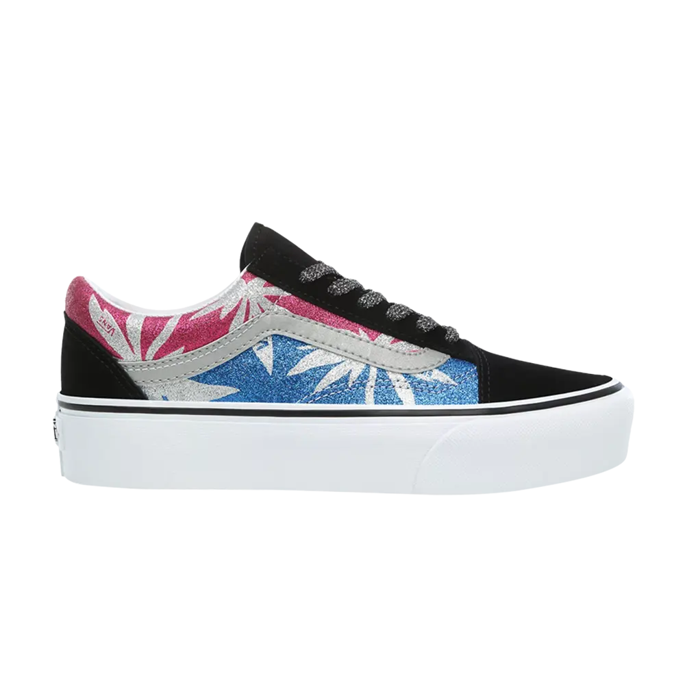 

Кроссовки Old Skool Platform Vans, черный