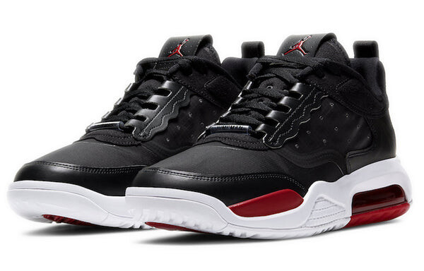 Кроссовки Jordan Max 200, черный/белый/красный — фото 3