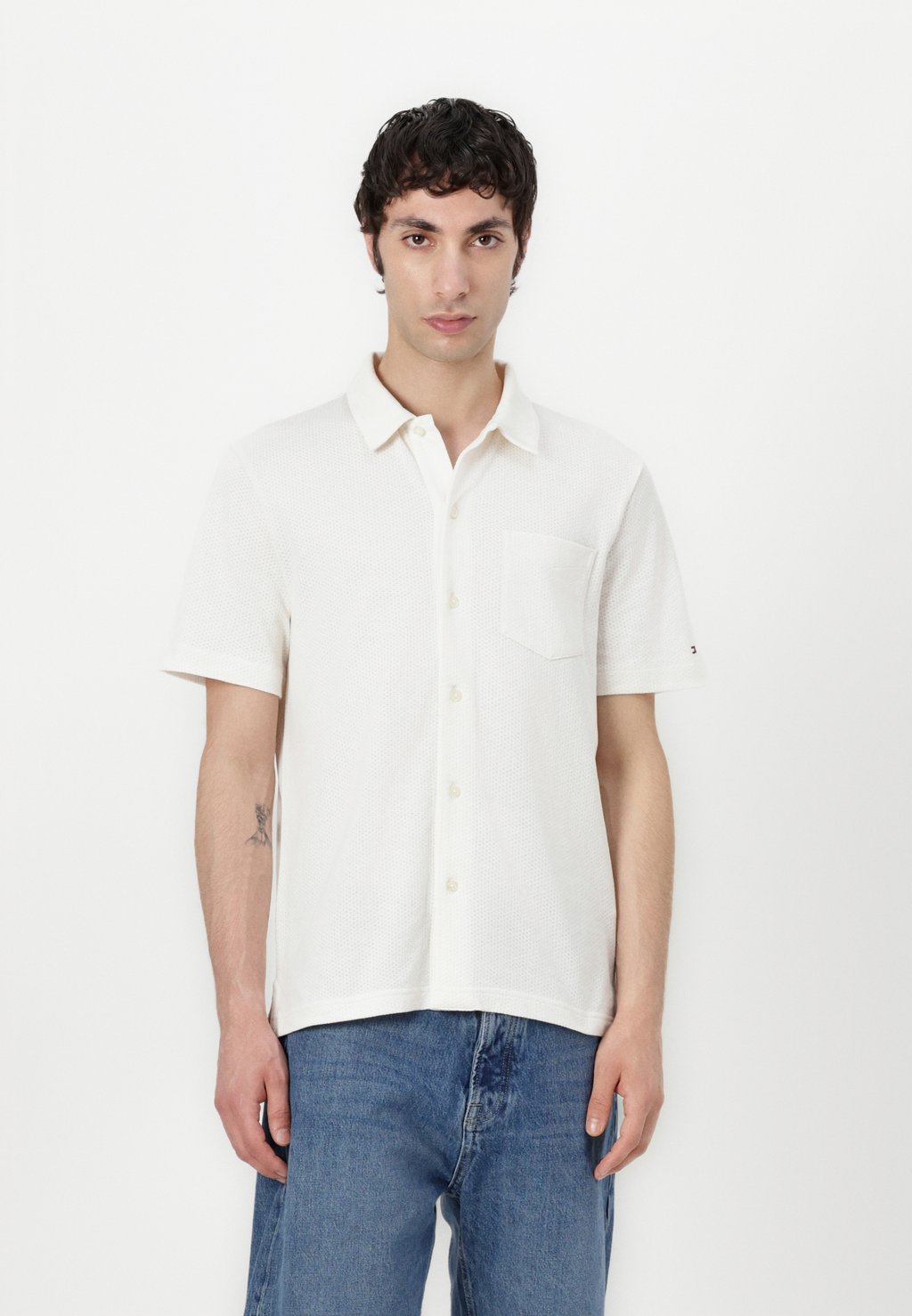 

Рубашка OPEN FULL PLACKET Tommy Hilfiger, кремовый