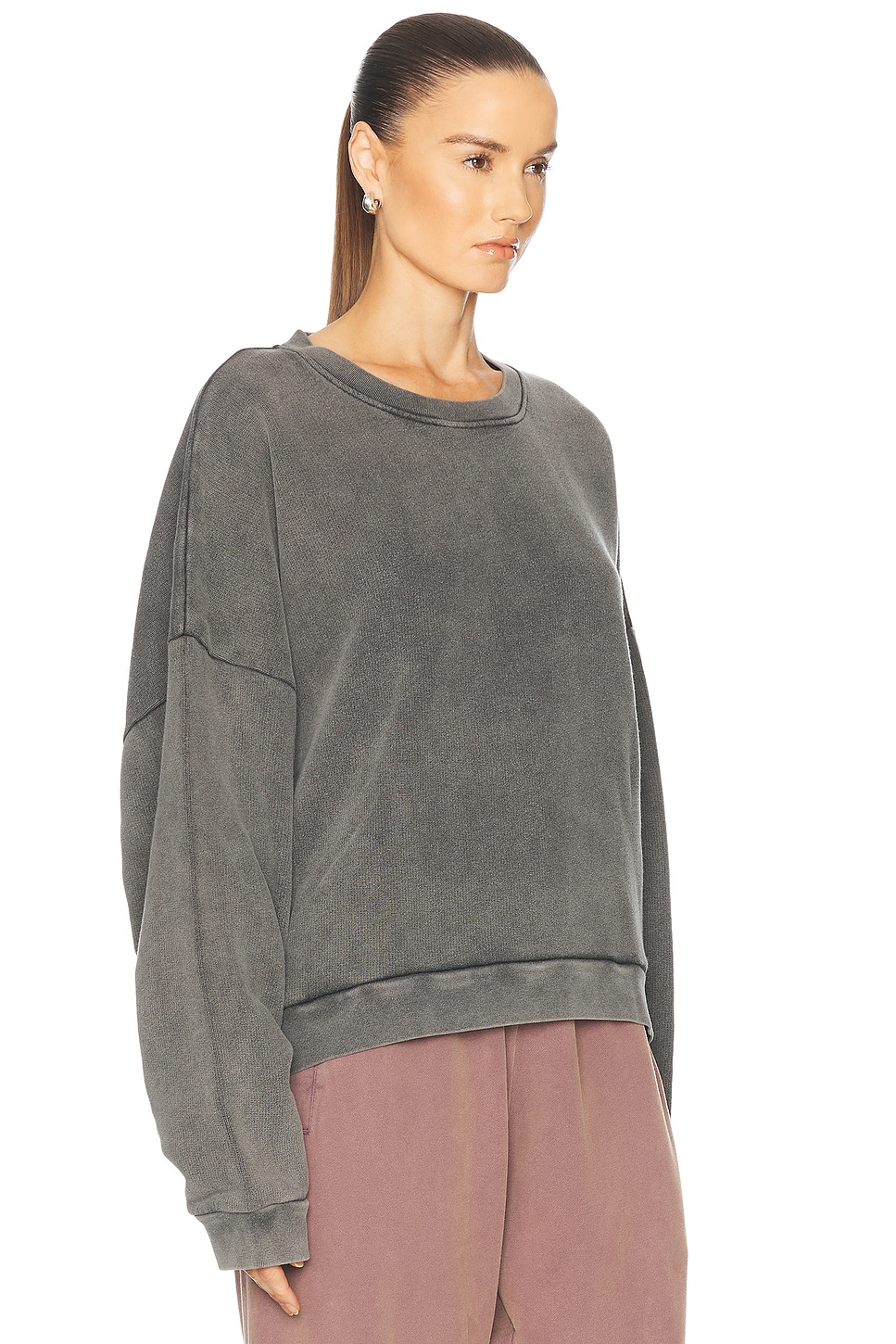 

Свитер Fester с круглым вырезом Acne Studios, цвет Faded Black