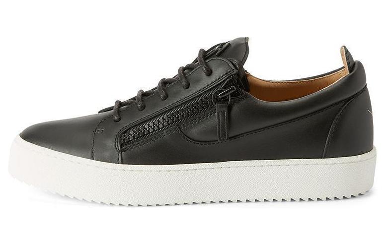 

Кожаные кроссовки Frankie Giuseppe Zanotti, черный