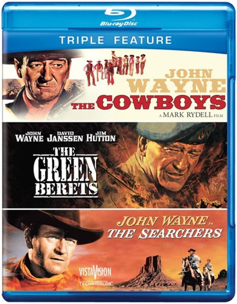 

Диск Blu-ray The Cowboys / The Green Berets / The Searchers