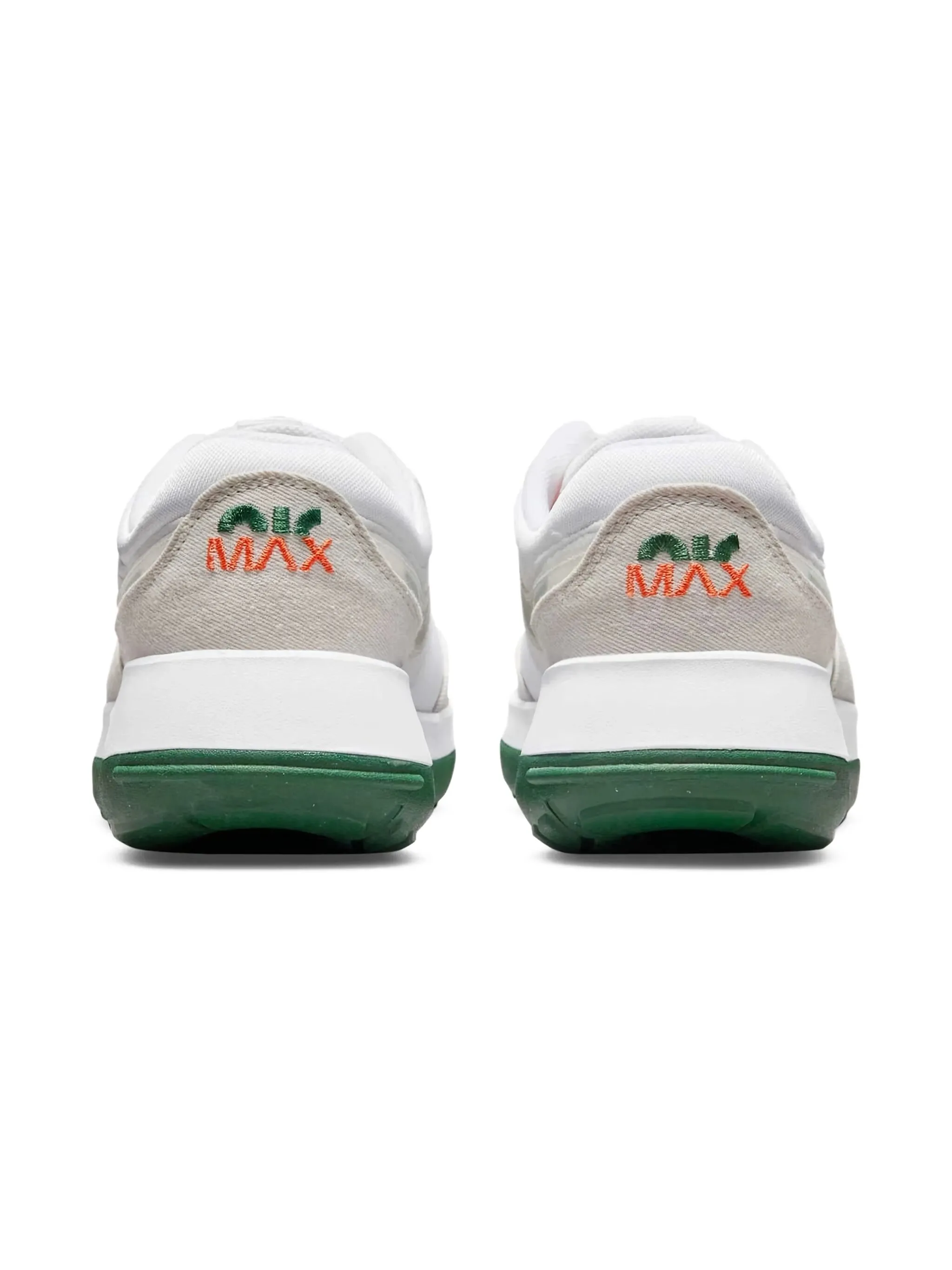 Кроссовки Air Max Motif White/Safety Orange/Light Bone/Gorge Nike Kids, бежевый — фото 4