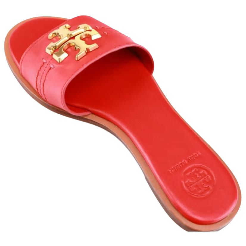 Слипоны Tory Burch женские красные — фото 3