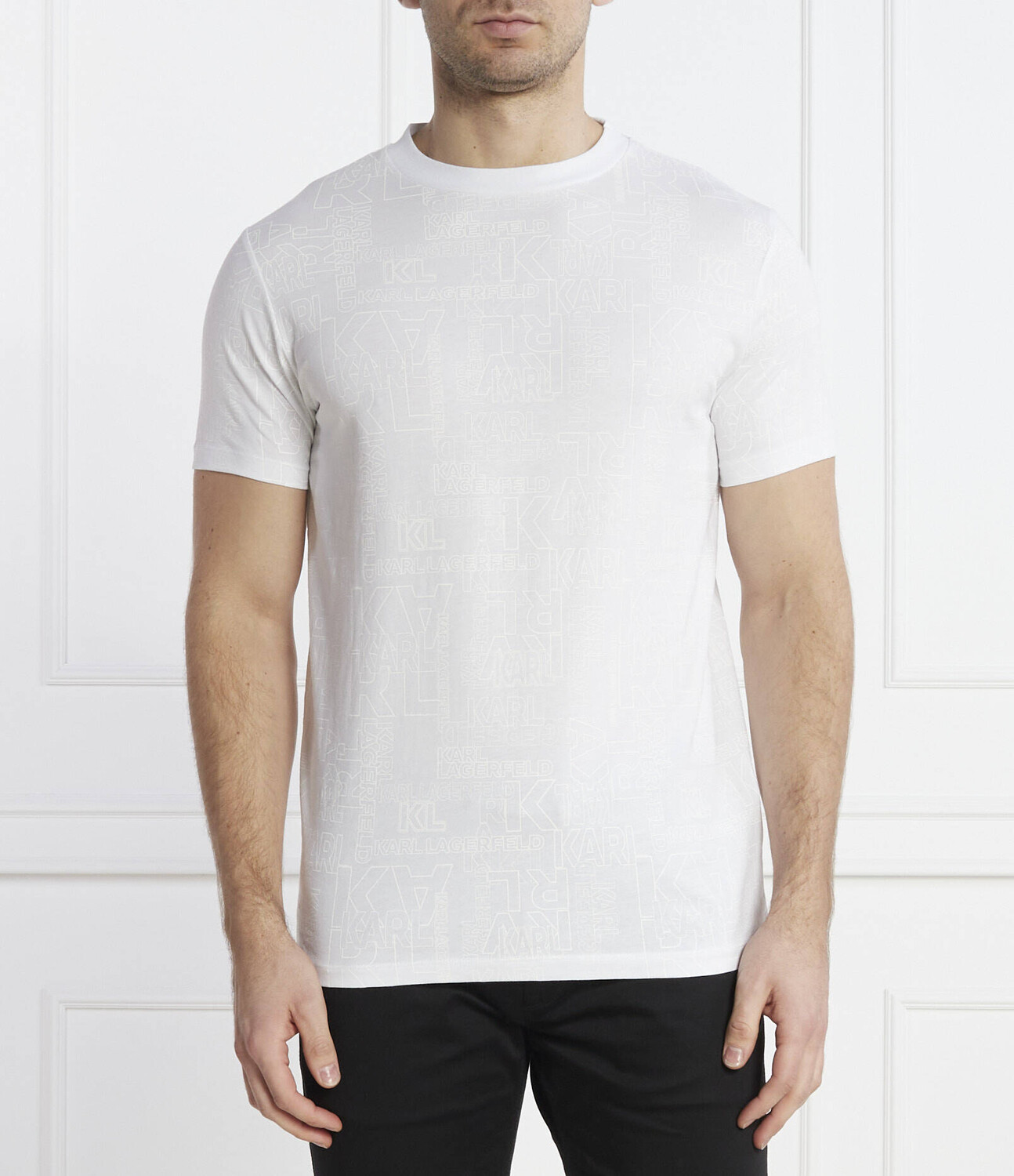 

Футболка Karl Lagerfeld Regular Fit, белый