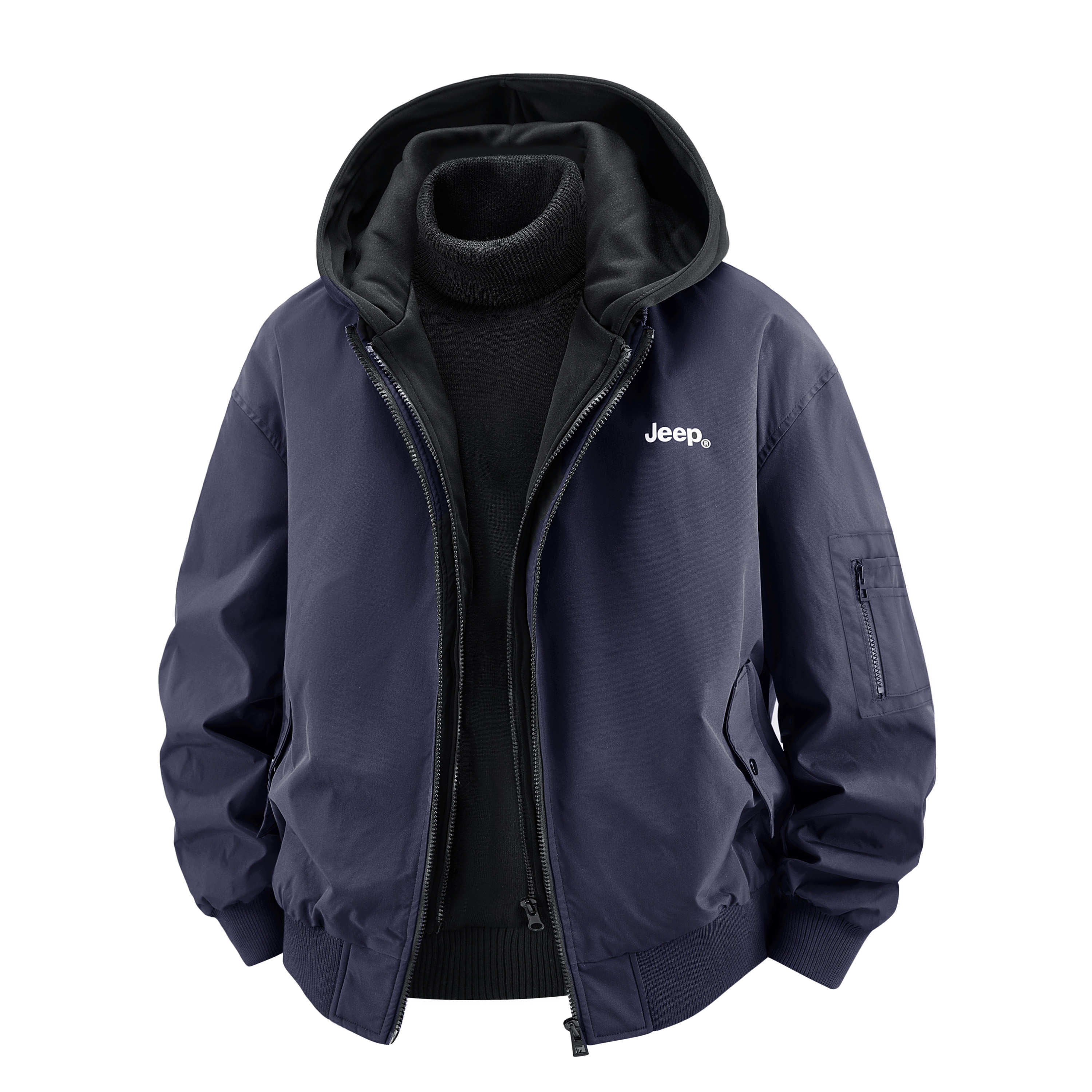 

Куртка пуховая Unisex из коллекции Classic Collection Jeep, темно-синий